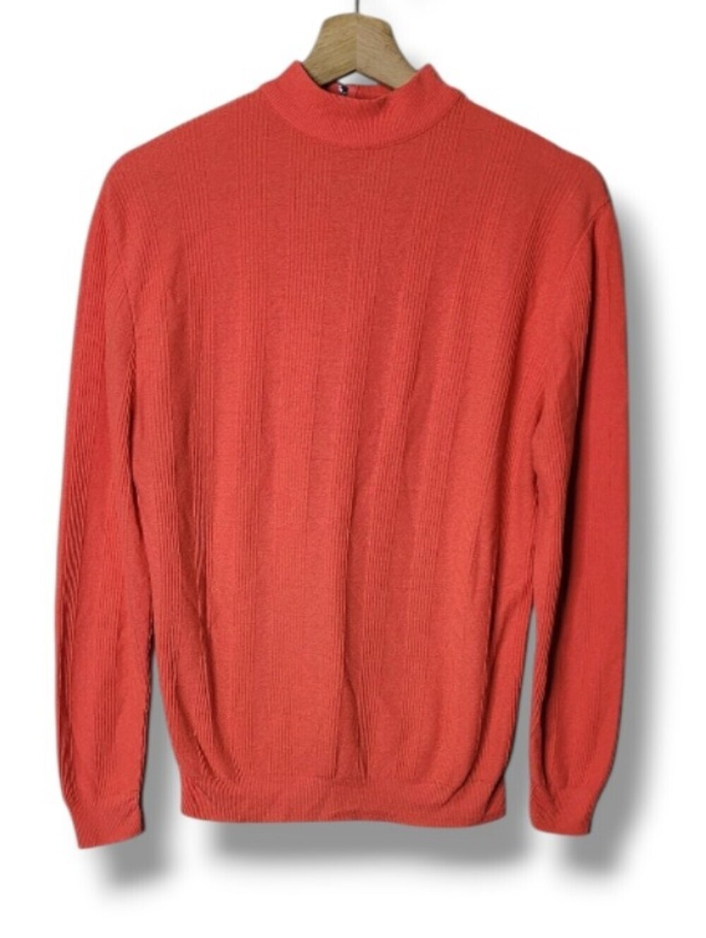 Sears Vintage 70s Orange Perma-Prest Sweater